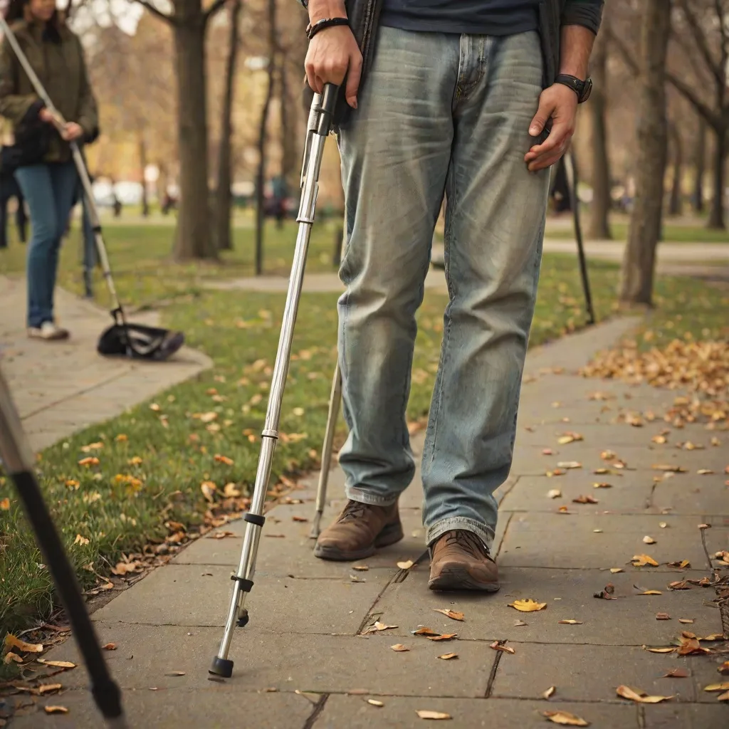 Jak chodzić o kulach?