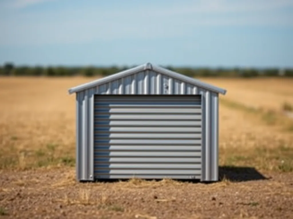 I ile metrów od granicy można postawić garaż blaszany?