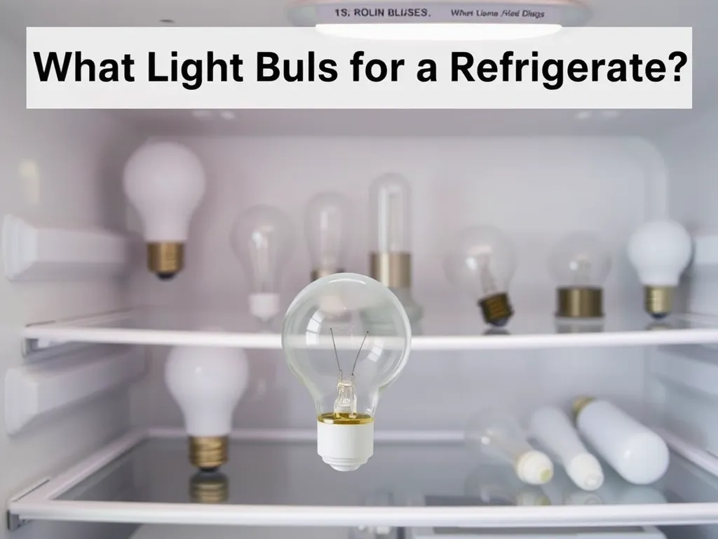 Jaka żarówka do lodówki?