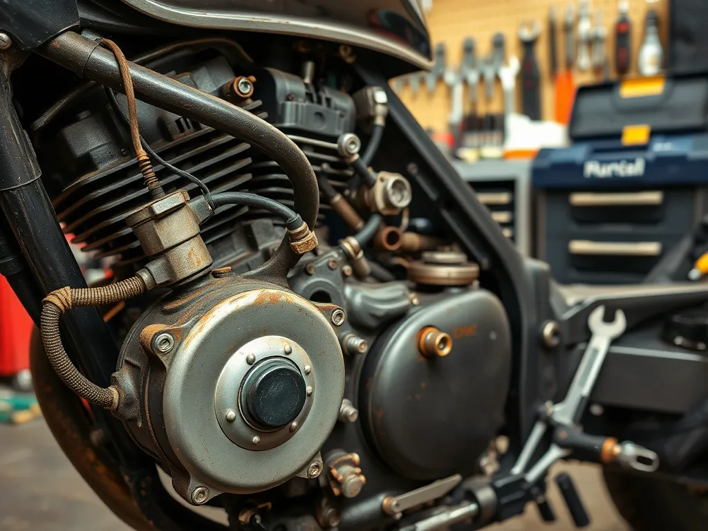 Rozrusznik kręci a motocykl nie odpala – diagnoza