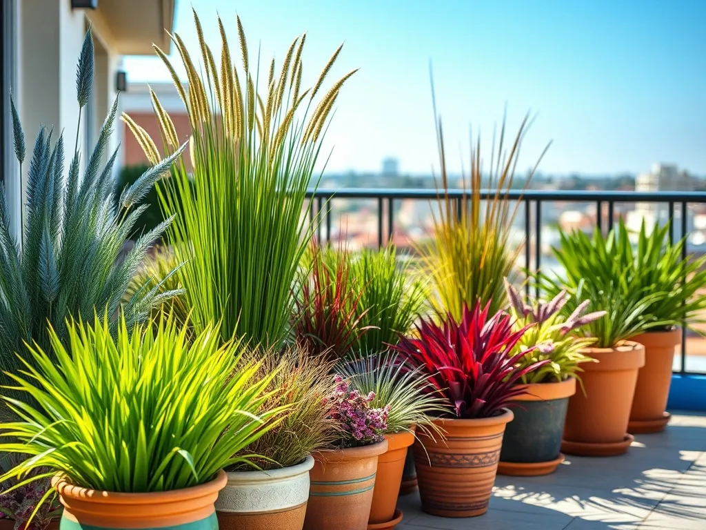 Trawy ozdobne na balkon: jak wybrać idealne rośliny do donic?