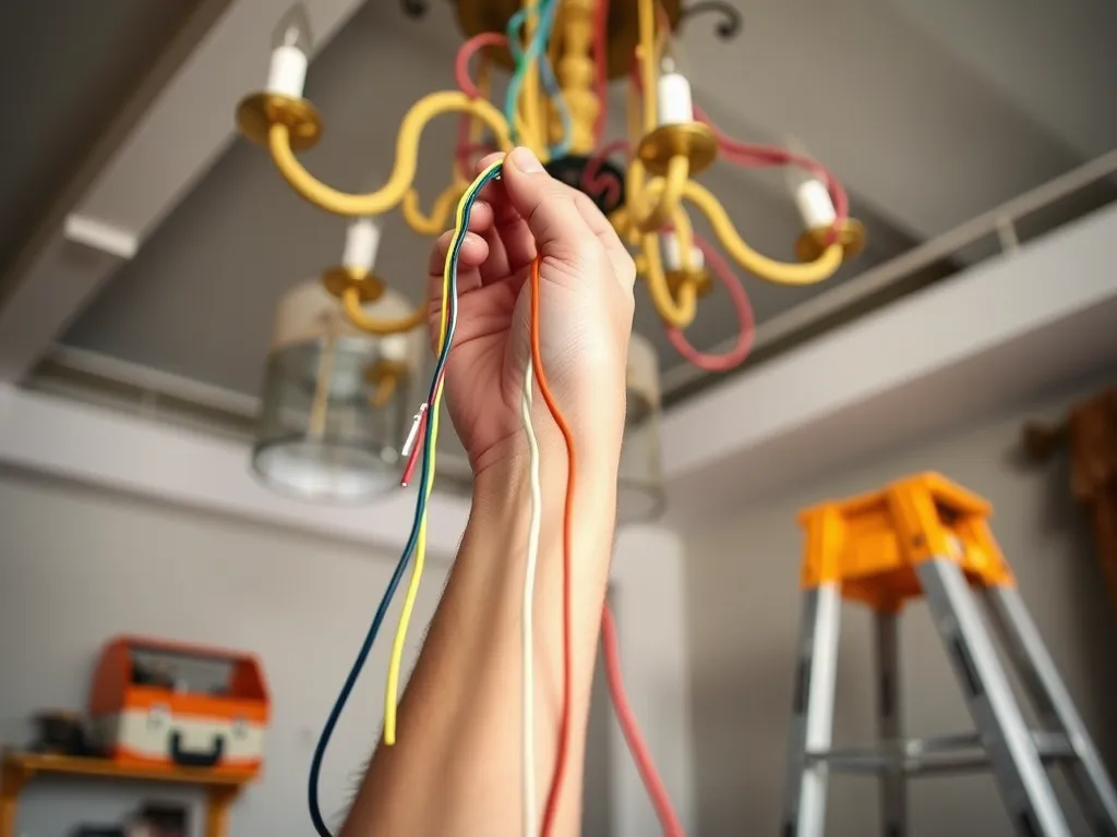 Jak podłączyć żyrandol na 6 żarówek?